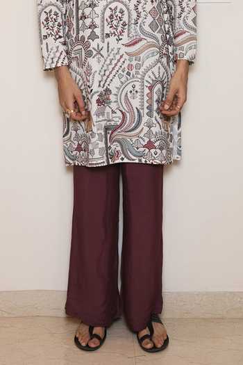 Shop_Dev Ki Raha_Multi Color Georgette Neel Garh Embroidered Kurta Set _Online_at_Aza_Fashions