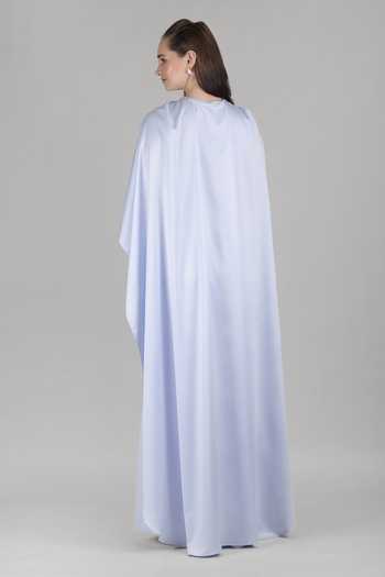 Mandira Wirk Powder Layered Jumpsuit With Belt 
