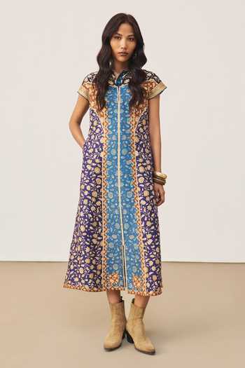 Ritu Kumar Floral Garden Print Dress 