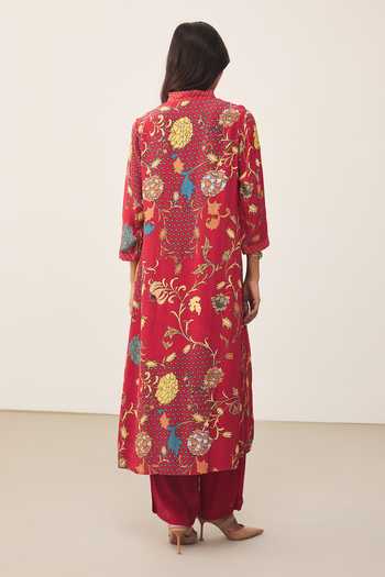 Ritu Kumar Floral Print Kurta Set 