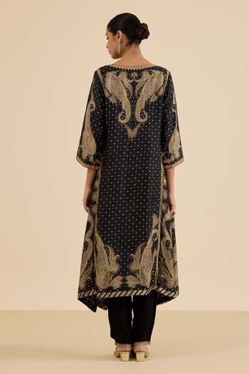 Ritu Kumar Paisley Embroidered & Printed Kurta Set 