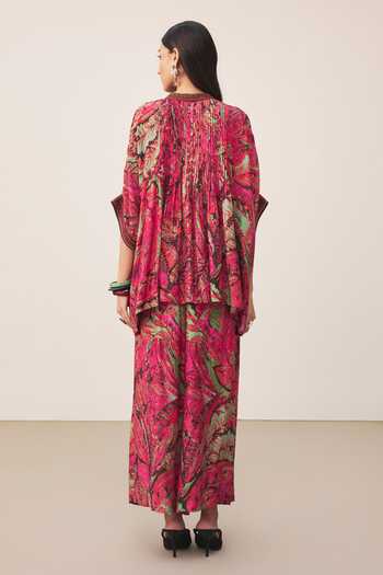 Ritu Kumar Pink Fiza Printed Kurta & Palazzo Set