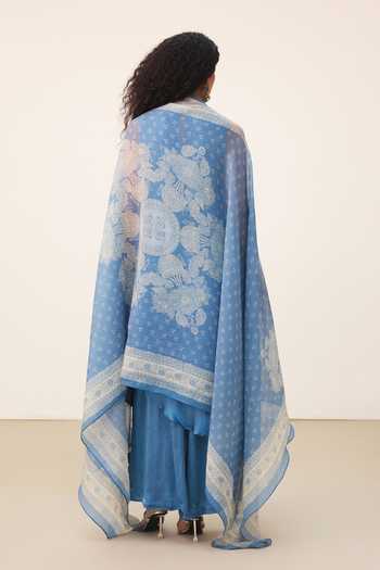 Ritu Kumar Gul Halter Neck Kurta Palazzo Set 
