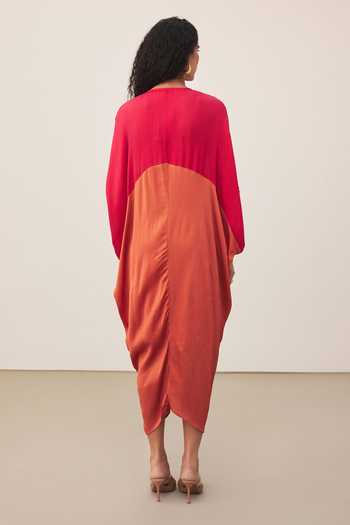 Ritu Kumar Colorblock Midi Dress 