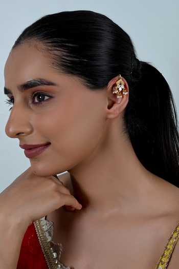 Shlok Jewels Jadau Kundan Earcuffs 