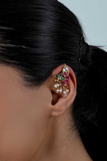 Shlok Jewels Jadau Kundan Earcuffs 
