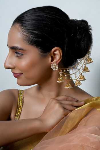 Shlok Jewels Jadau Kundan Earrings 
