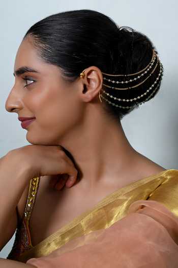 Shlok Jewels Stone Embellished Earcuffs 