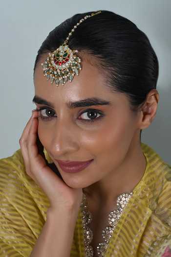 Shlok Jewels Kundan Cutwork Maangtikka 