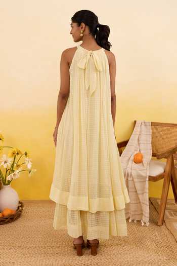 Taro Palm Whisper Dress 