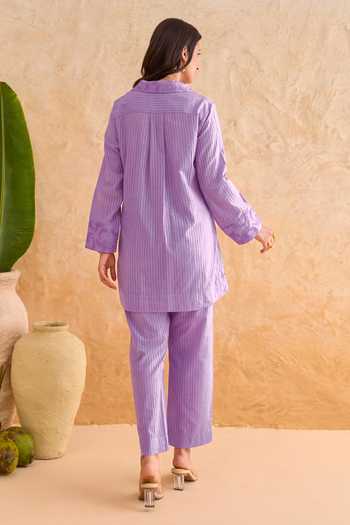 Taro Wisteria Vine Top & Pant Set 