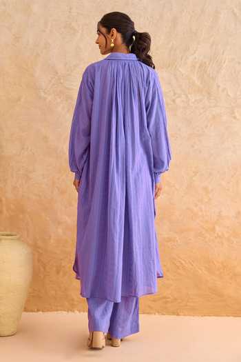 Taro Amethyst Haze Kurta & Pant Set 