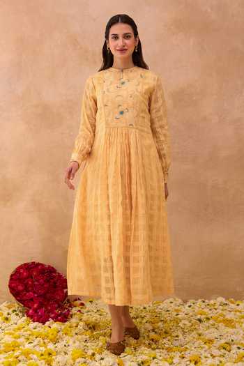 Taro Marigold Bloom Dress 