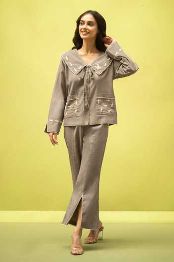 Vaani Beswal Thresh Handwoven Cotton Top & Pant Set 