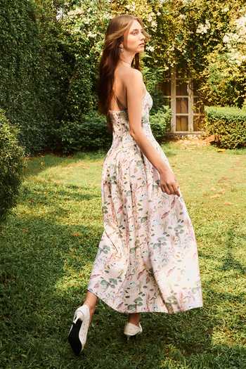 House Of Eda Esther Structured Midi Dress 