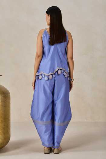 Nitika Gujral Applique Embroidered Top & Salwar Set 
