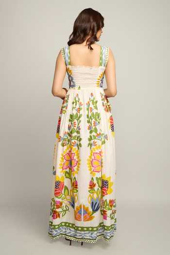 Poppi Floral Print Maxi Dress 