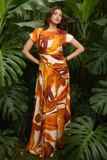 Poppi Printed Bemberg Dress 