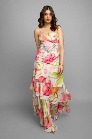 Poppi Floral Print Bemberg Dress 
