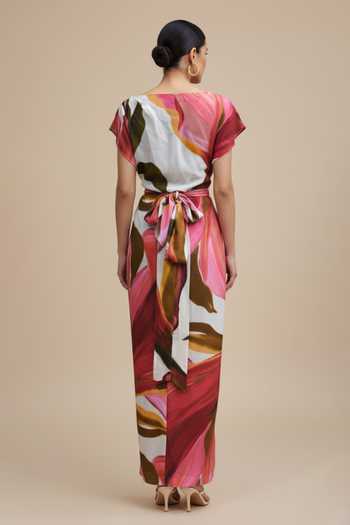 Poppi Floral Print Bemberg Dress 