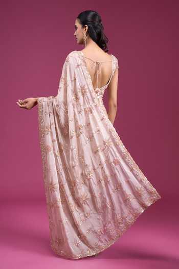 Samyukta Singhania Handwork Sequin Saree With Blouse 