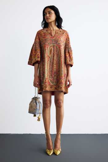 RI.Ritu Kumar Embroidered Juhu Dress 