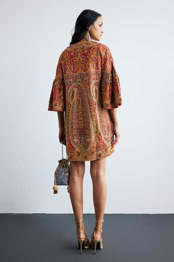 RI.Ritu Kumar Embroidered Juhu Dress 