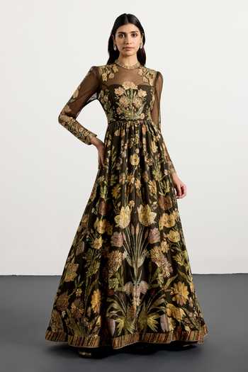 RI.Ritu Kumar Antique Floral Print Dress 