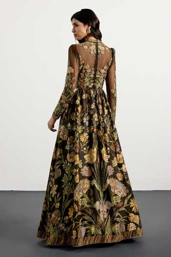 RI.Ritu Kumar Antique Floral Print Dress 