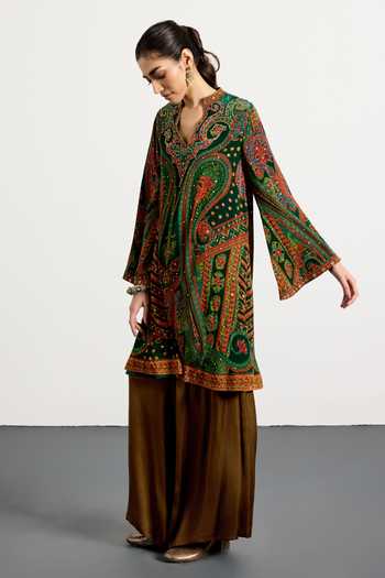RI.Ritu Kumar Royal Mirage Paisley Print Kurta 