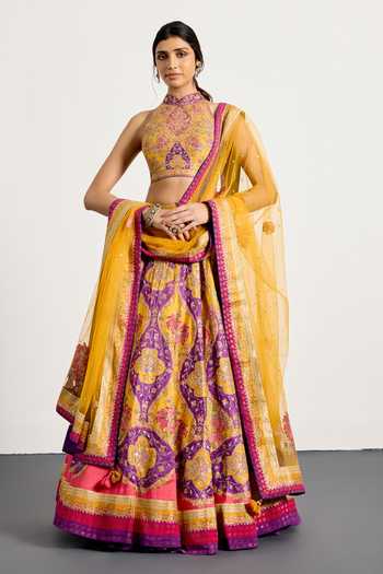 RI.Ritu Kumar Morina Floral Print Lehenga Set 
