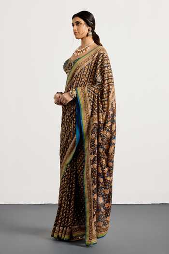 Buy RI.Ritu Kumar Green Silk, Chinon Bougainvilla Print Saree With Unstiched Blouse Piece Online at Aza Fashions Buy_RI.Ritu Kumar_Green Silk, Chinon Bougainvilla Print Saree With Unstiched Blouse Piece _Online_at_Aza_Fashions