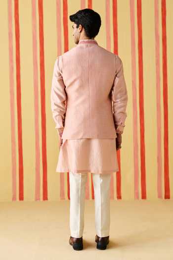 Studio Bagechaa Eklavya Embroidered Nehru Jacket Set 