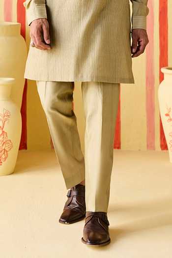 Studio Bagechaa Green Chanderi, Net Samir Placement Embroidered Kurta Set Online at Aza Fashions Studio Bagechaa_Green Chanderi, Net Samir Placement Embroidered Kurta Set _Online_at_Aza_Fashions