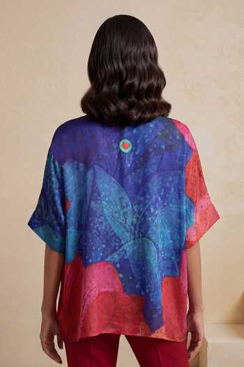 Satya Paul Improvised Melodies Printed Kaftan Top 