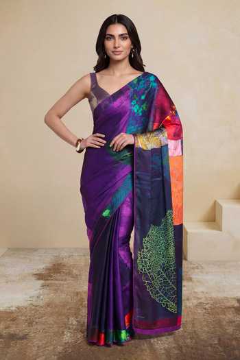 Satya Paul Steady Hands Printed Saree 