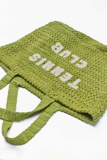 Shop_House Of Eda_Green Charlotte Promenade Shopping Bag _Online_at_Aza_Fashions