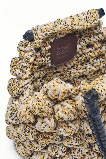 House Of Eda_Black The Crochet Bag _at_Aza_Fashions