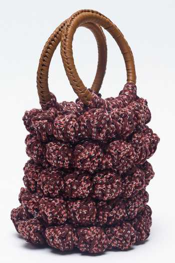 House Of Eda The Bon Bon Crochet Bucket Bag 