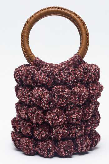 House Of Eda The Bon Bon Crochet Bucket Bag 
