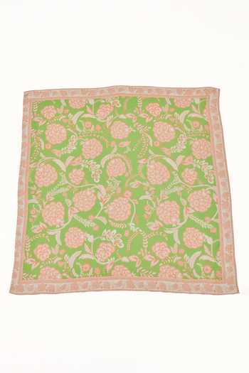 House Of Eda Fleur De Pistache Printed Scarf 