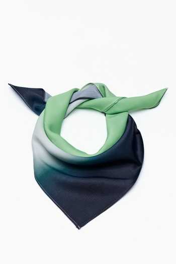 House Of Eda Verdant Haze Square Scarf 
