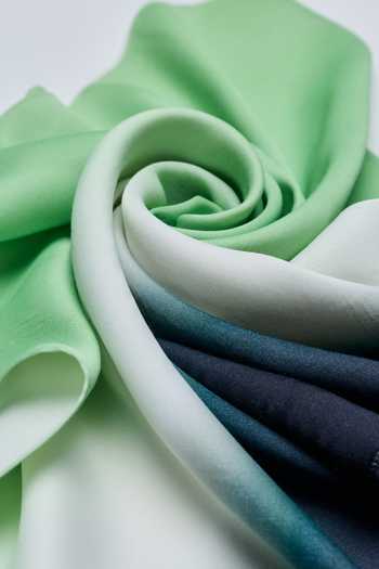 Shop_House Of Eda_Multi Color Verdant Haze Square Scarf _Online_at_Aza_Fashions