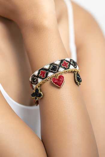 KARAARI Suits Of Cards Charms Cuff 