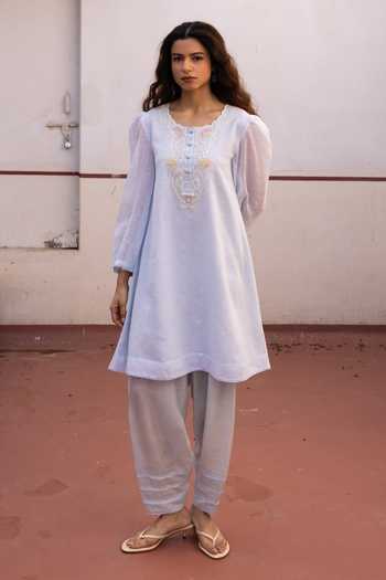 Label Nimbus Ice Melt Kurta & Salwar Set 