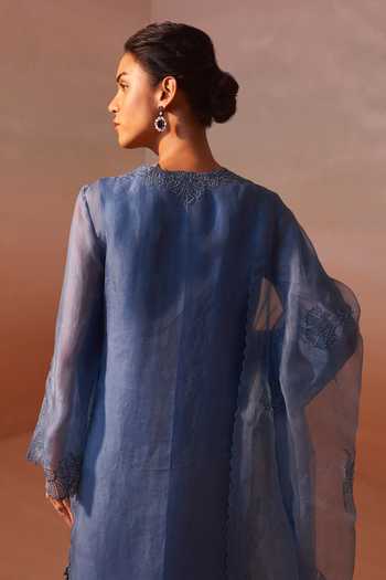 Nitika Gujral Tonal Embroidered Kurta Set