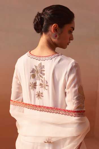 Nitika Gujral Embellished Anarkali Palazzo Set 