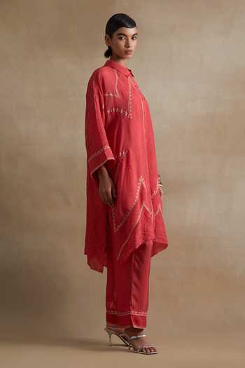 One Not Two Thread Embroidered Kurta & Pant Set 