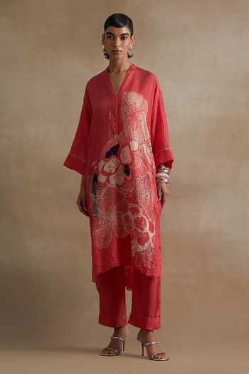 One Not Two Printed Kurta & Pant Set 