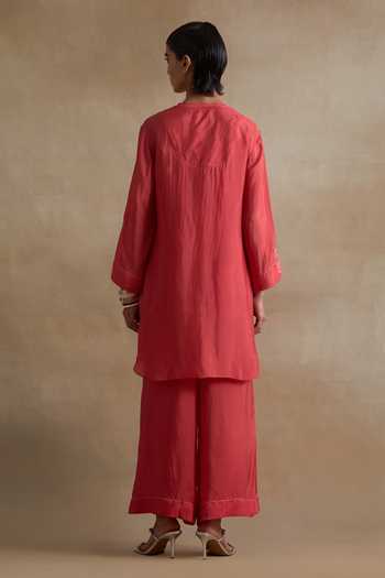 One Not Two Silk Kurta & Pant Set 